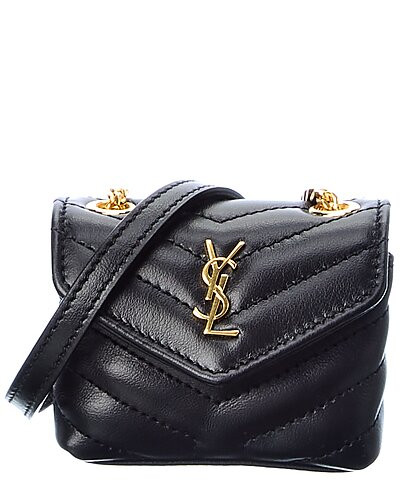 Loulou Y Leather AirPods Pouch | Gilt