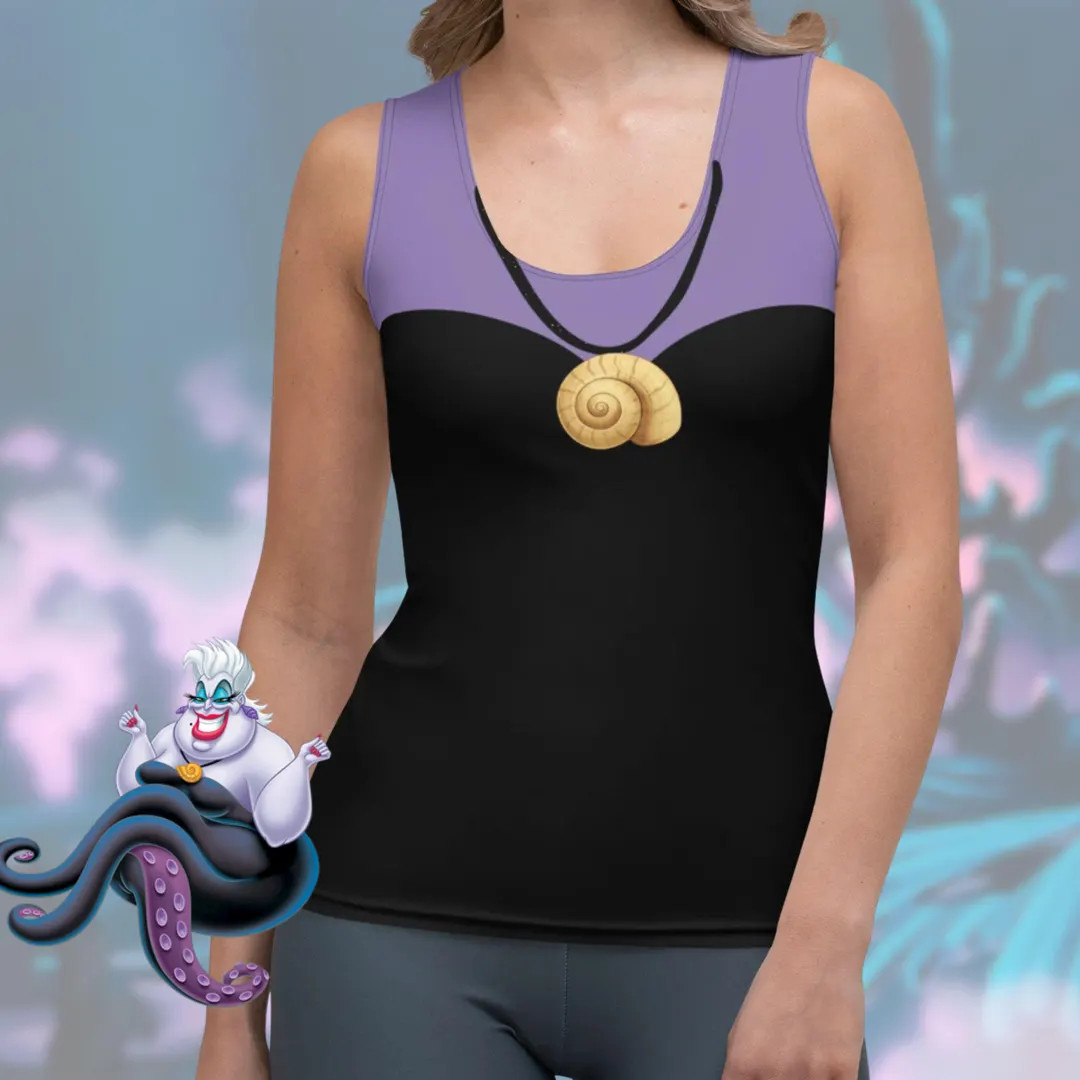 Ursula Womens Tank Top Shirt Disney Villain the Little Mermaid Shirt Costume Disney Bounding Hall... | Etsy (US)