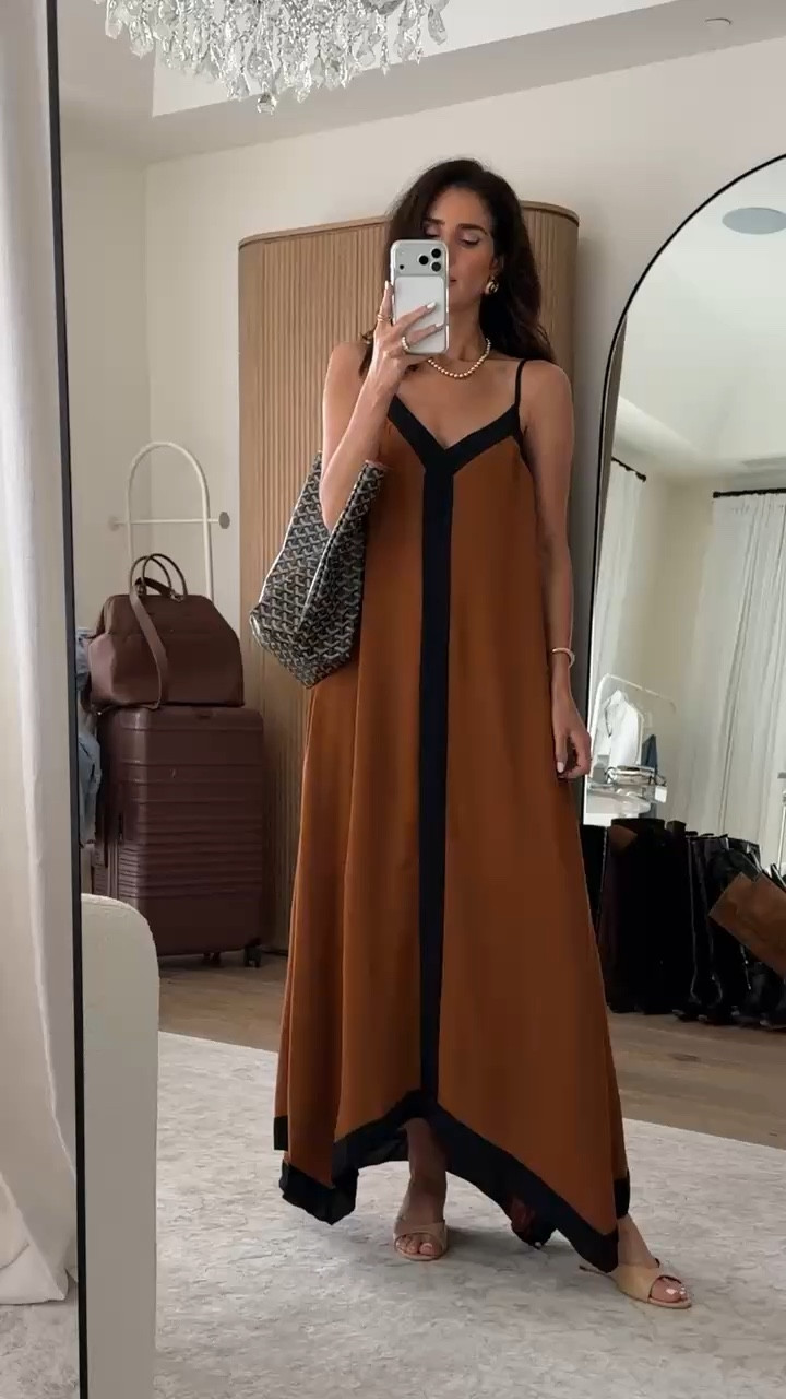 Picked up this dress last year and had to pick up the brown color way. I’m just shy of 5-7” wearing the size small #stylinbyaylin #aylin #amazondress #amazonfashion

#LTKootd #LTKTravel #LTKSeasonal
