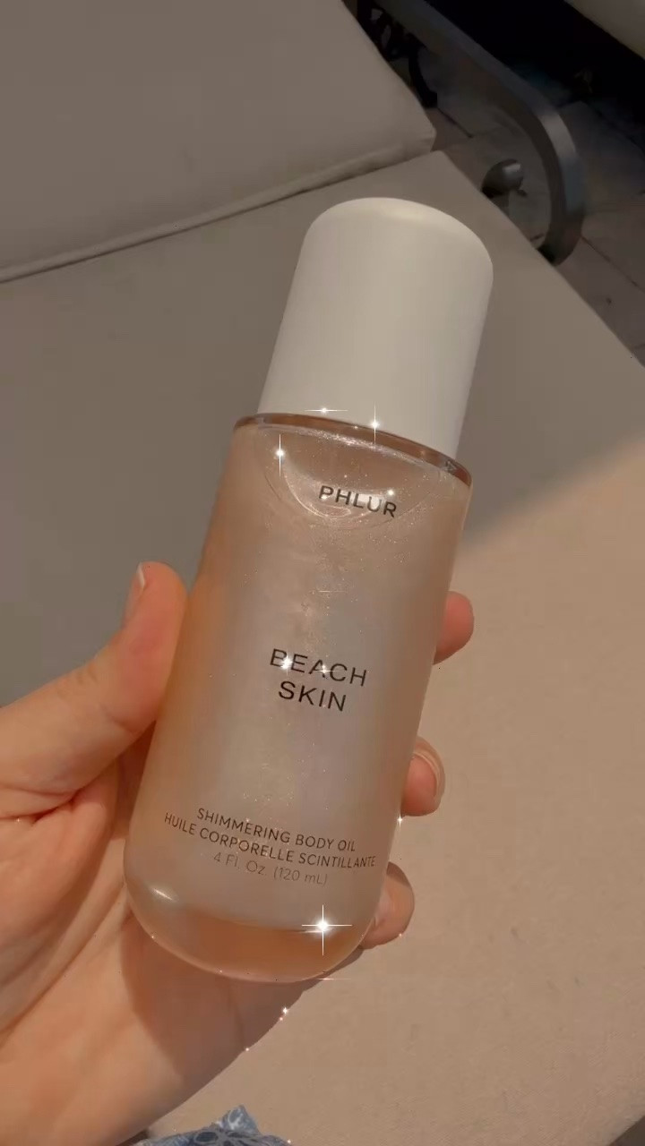 Finally got my hands on the beach skin shimmer oil from @PHLUR - I’ve tried the scent before and love it. Light, fresh, beachy, and immediately transports me to a tropical destination

#LTKTravel #LTKSwim #LTKBeauty