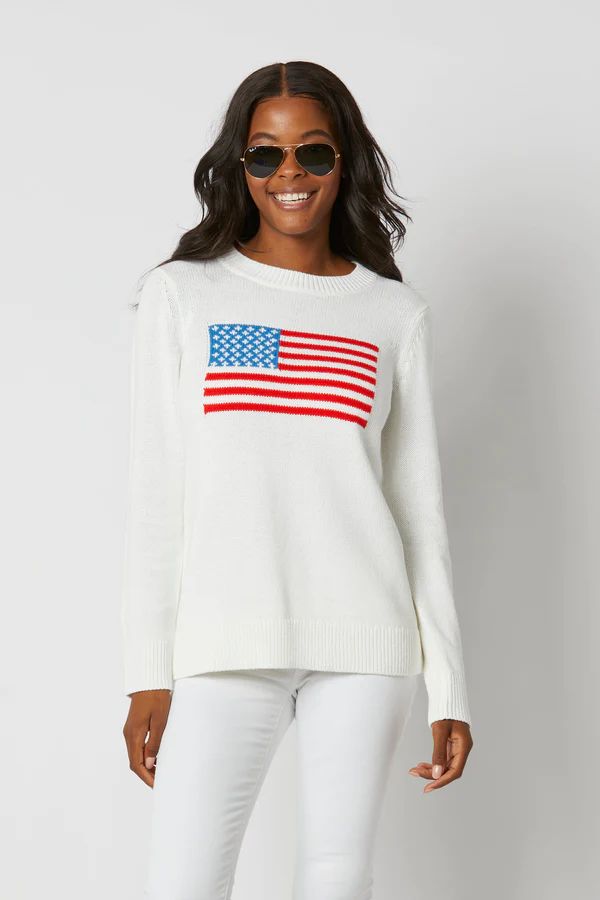 White Flag Intarsia Sweater | Sail to Sable