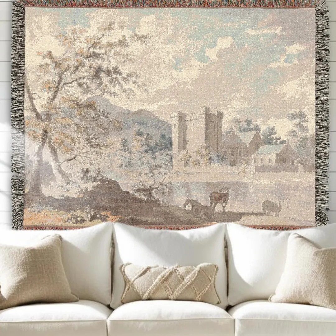 Vintage French Landscape Large Woven Tapestry for Bedroom Modern Farmhouse Cottage Decor Gift Vin... | Etsy (US)