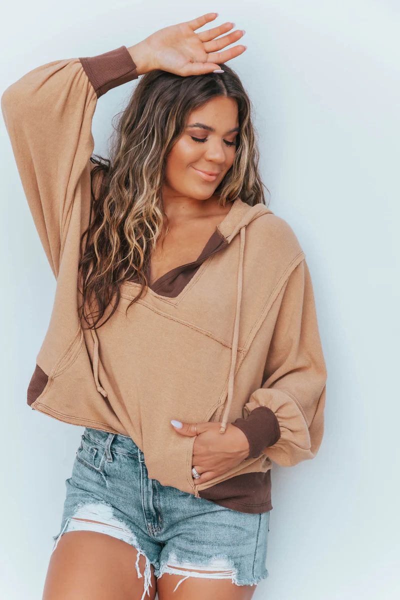 Comfort Is The Mission Brown Hoodie | Apricot Lane Boutique