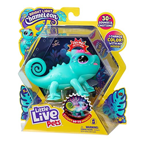 Little Live Pets Chameleon - Interactive Color-Changing Light-Up Toy with 30+ Sounds & Emotions, ... | Amazon (US)
