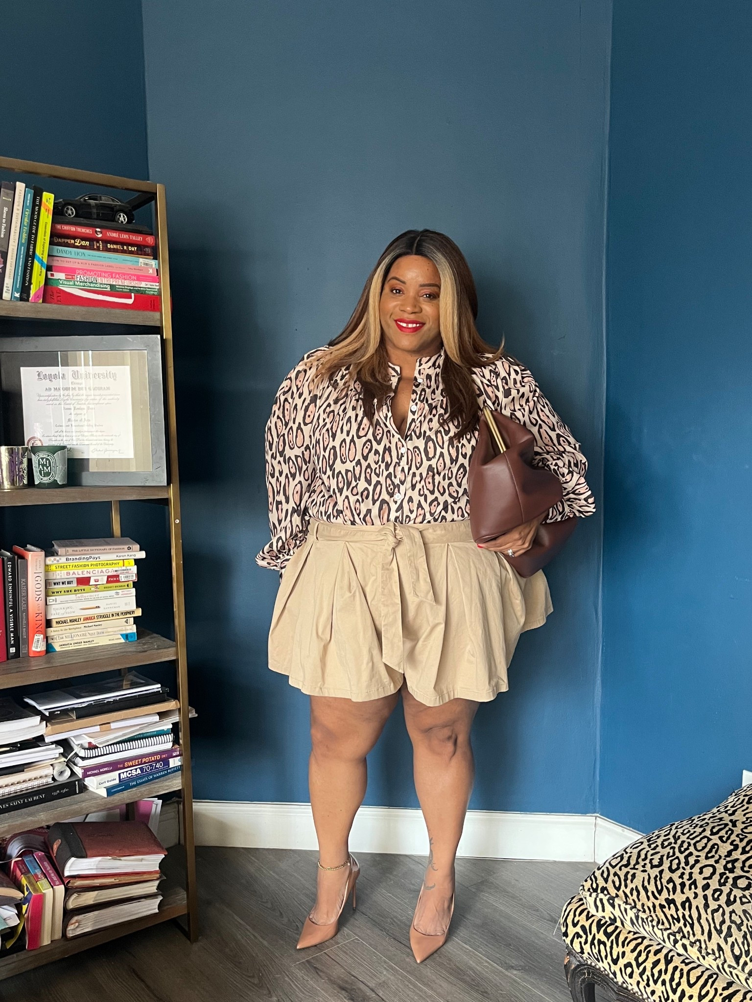 Animal print casual work outfit

#LTKootd #LTKOver40 #LTKPlusSize