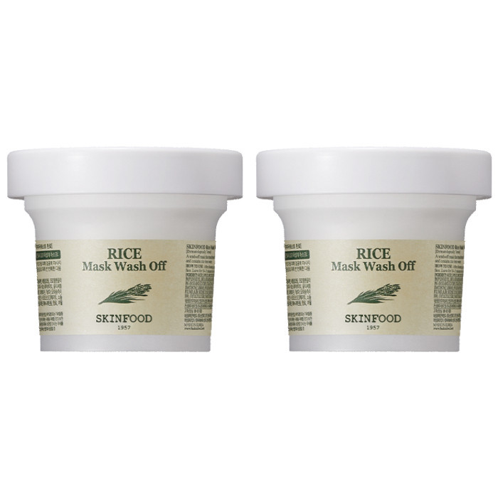 SKINFOOD - Rice Mask Wash Off - 120g (2ea Set) | Stylevana