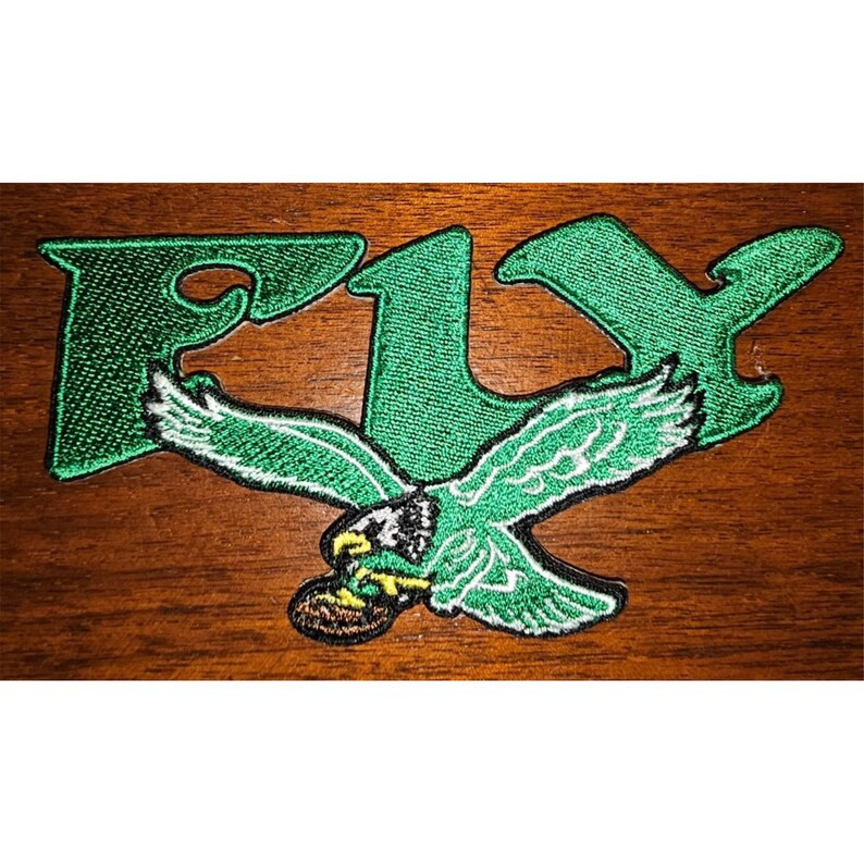 Philadelphia Eagles Fly Iron on Embroidered Patch 4.25 X - Etsy | Etsy (US)