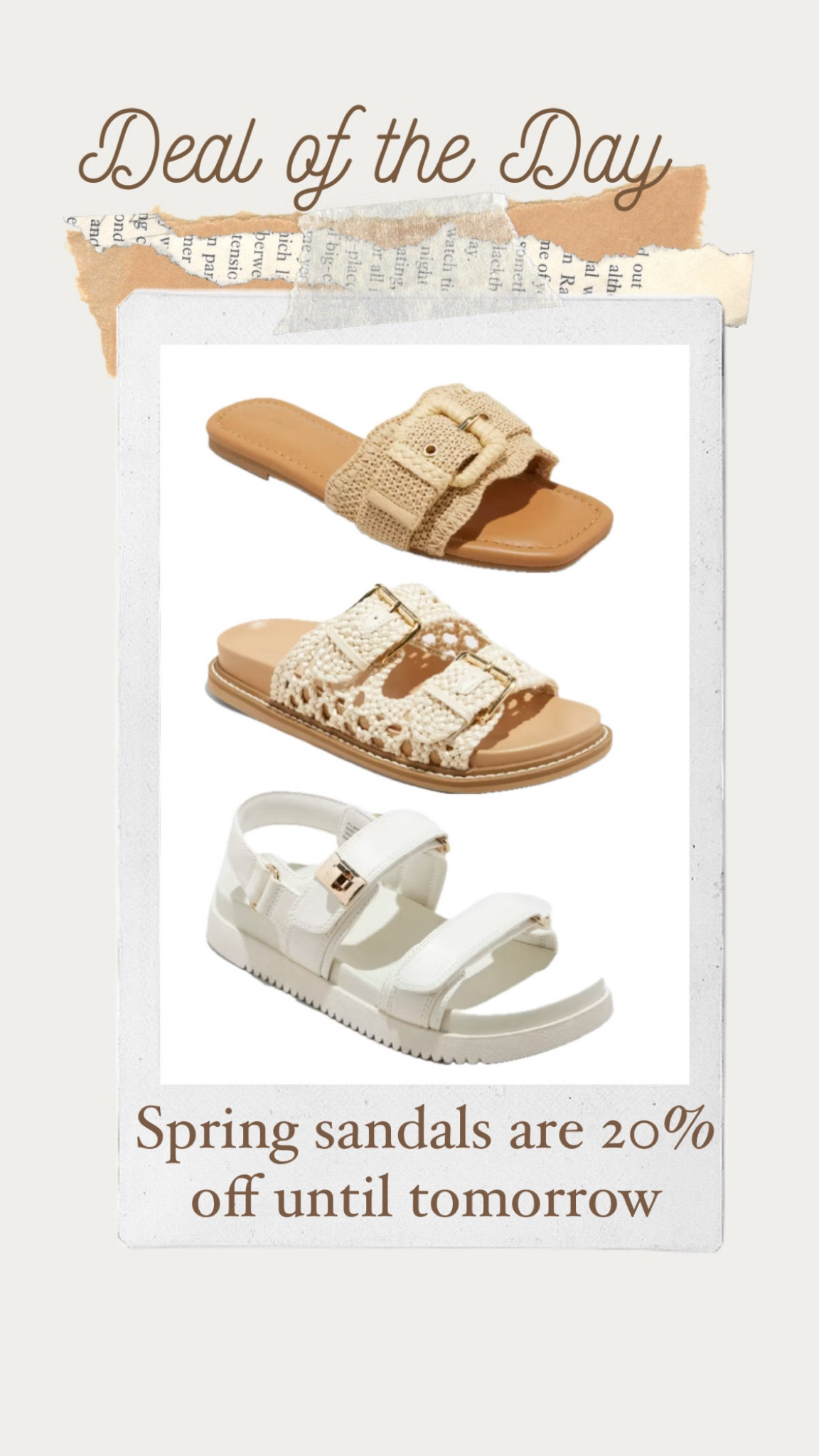 Target sandals 20% off until Monday Neutral sandals crochet sandals

#LTKSaleAlert #LTKShoeCrush #LTKMostLoved