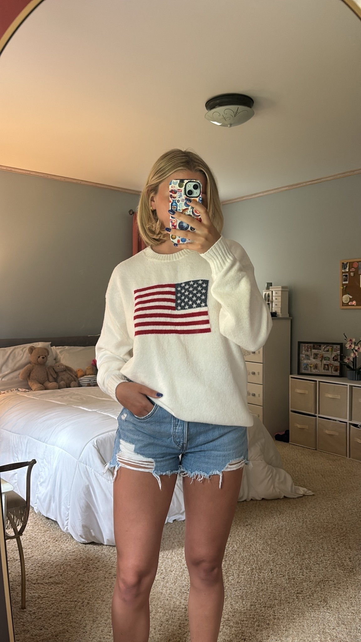 the coziest sweater for the holiday weekend!🧸🇺🇸

#LTKSeasonal #LTKFindsUnder50 #LTKU
