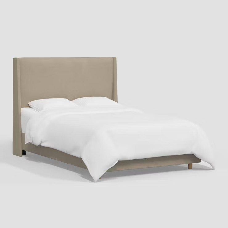 Encino Wingback Bed in Dry Velvet - Threshold™ designed with Studio McGee | Target