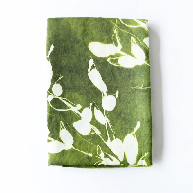 Porto Print in Olive Tablecloth | Goldie Home