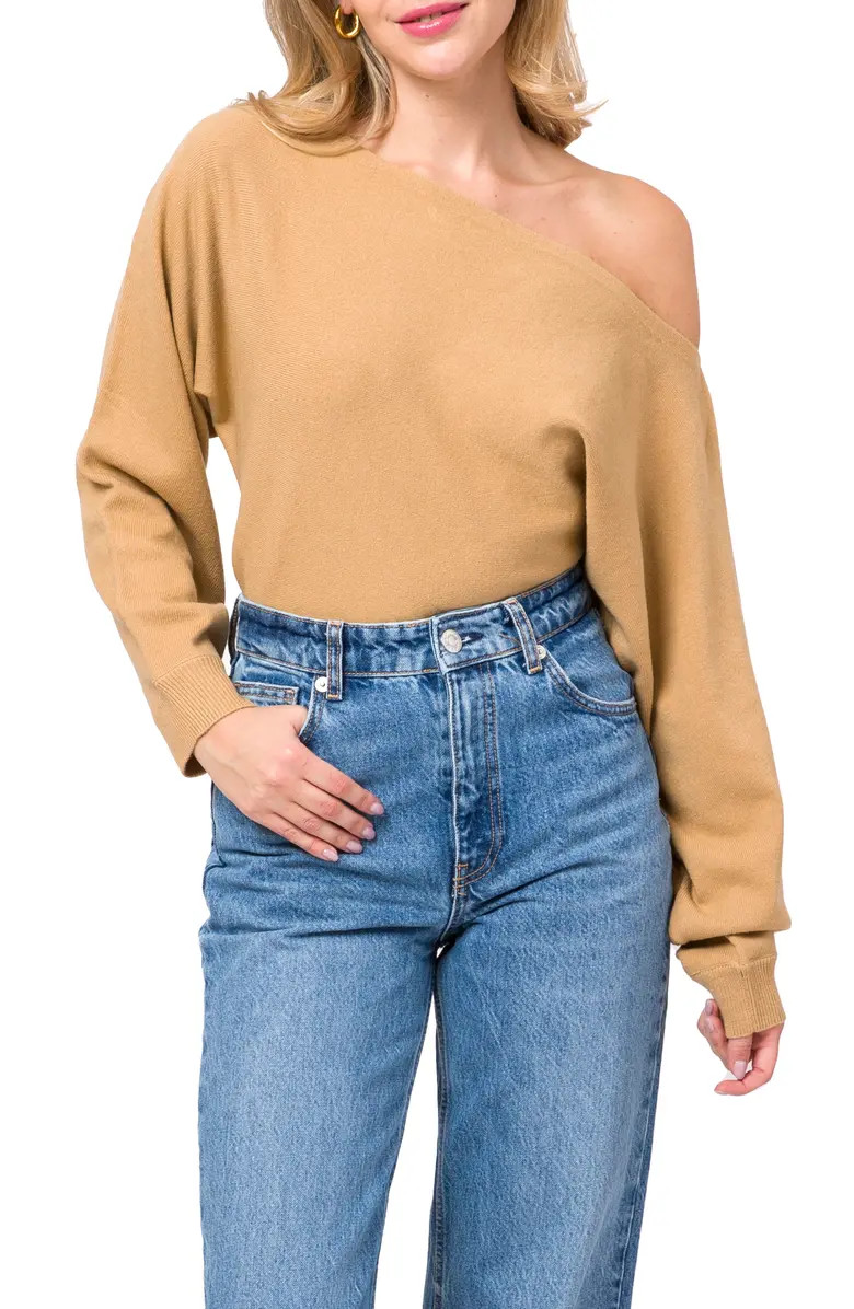 Dreamer Dolman Sleeve Off the Shoulder Sweater | Nordstrom