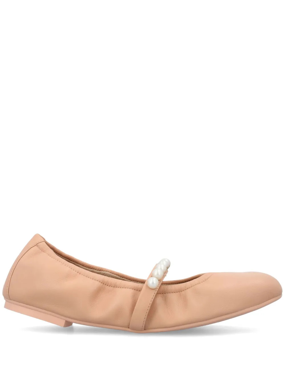 Stuart Weitzman Goldie Ballerina Shoes | Neutrals | FARFETCH | Farfetch Global