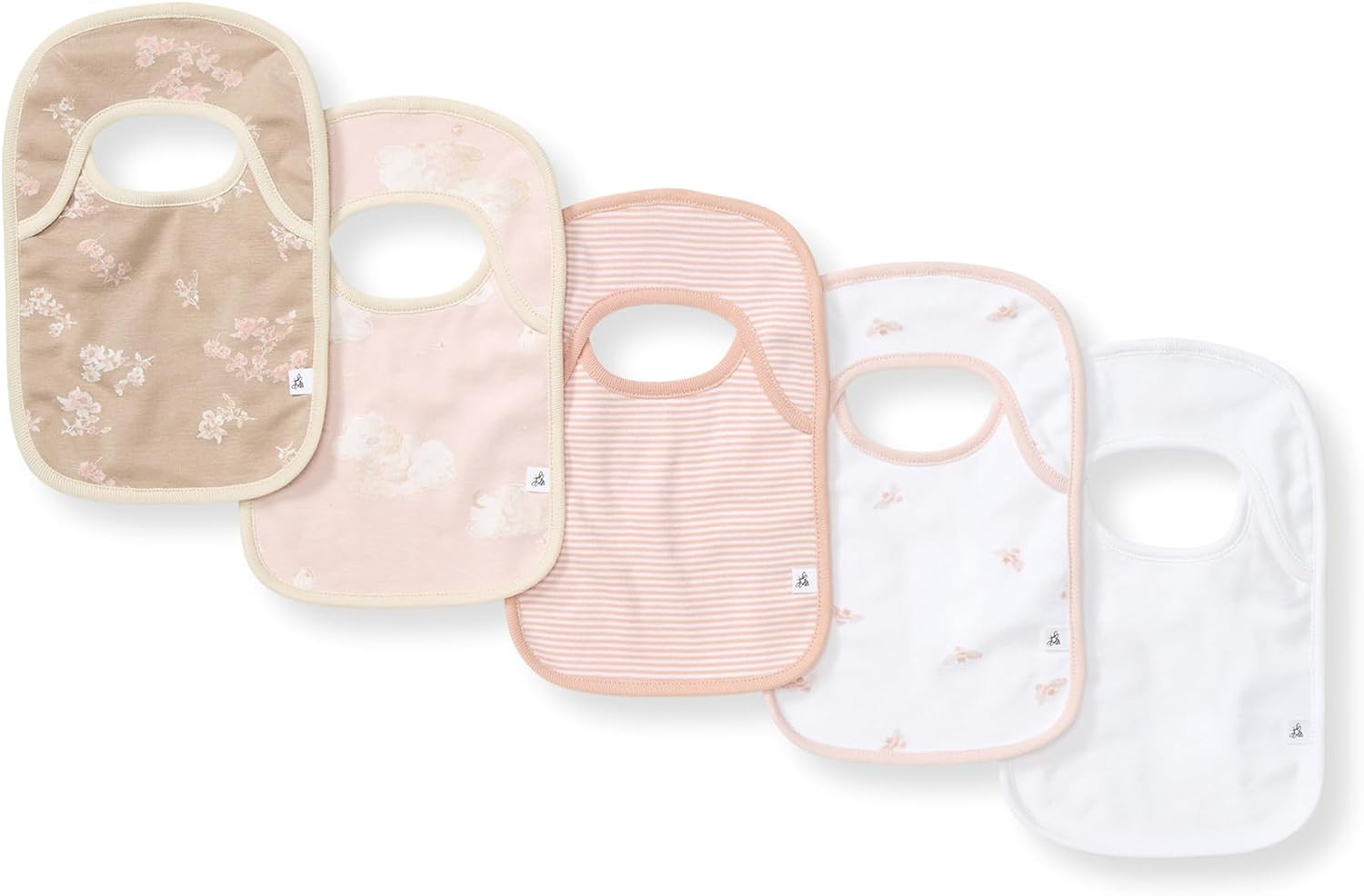 Burt's Bees Baby Bibs, Unisex 100% Organic Cotton Teething Drool Bibs | Amazon (US)