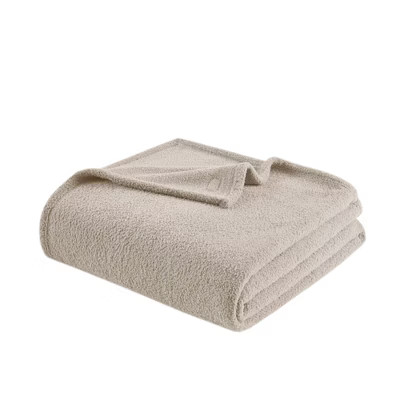 Beautyrest King Dream Soft All Season Warm Comfort Solid Neutral Blanket Taupe: Microfiber, Machine Washable | Target