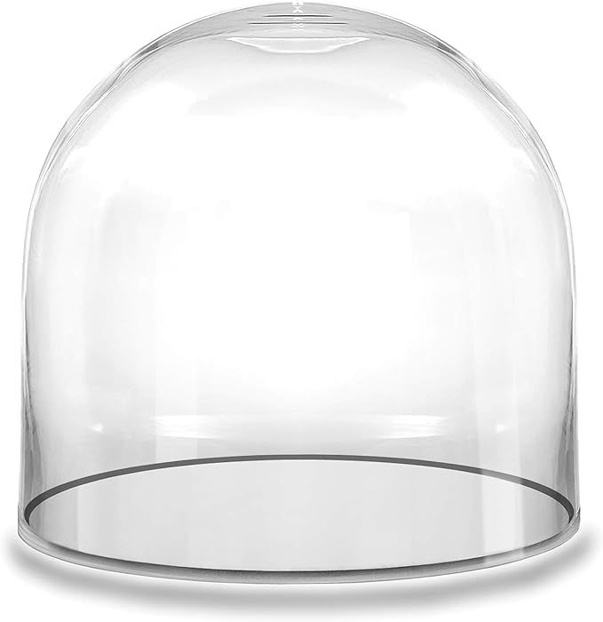 CYS EXCEL Glass Cloche Dome (H:10" D:9.75") | Multiple Sizes Decorative Showcase Display for Anti... | Amazon (US)