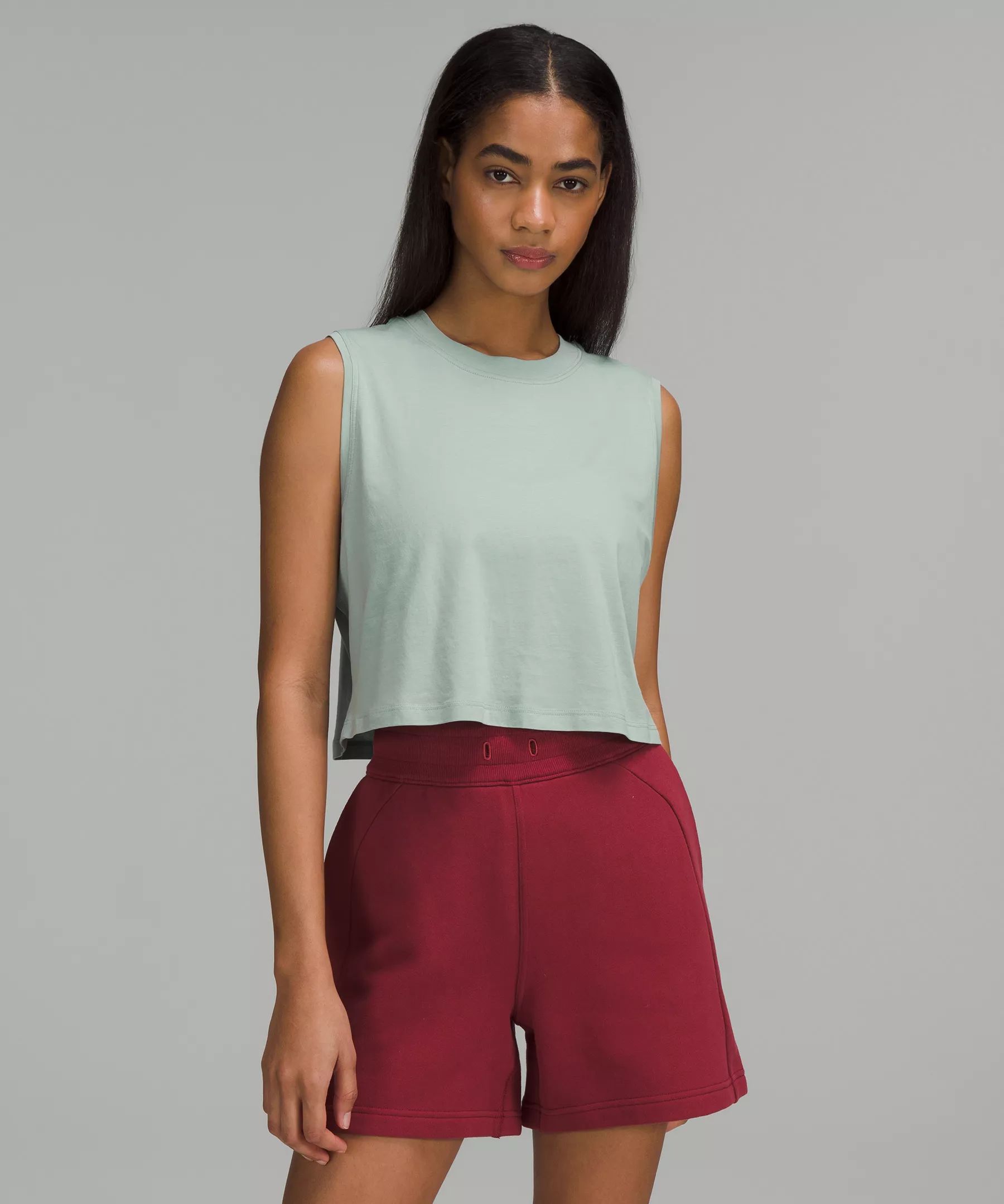 All Yours Cropped Cotton Tank Top | Lululemon (US)