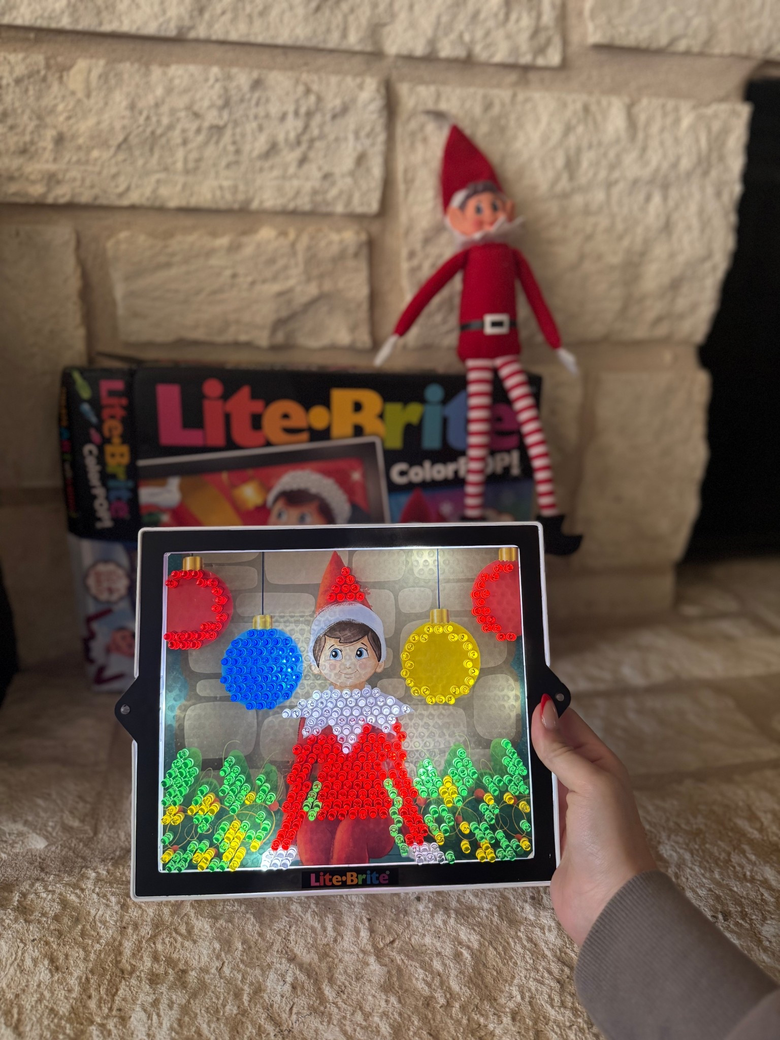 Elf on the shelf lite-brite?! SO FUN! My boys loved this!!! 🎄 #elfontheshelf

#LTKHoliday #LTKKids #LTKGiftGuide