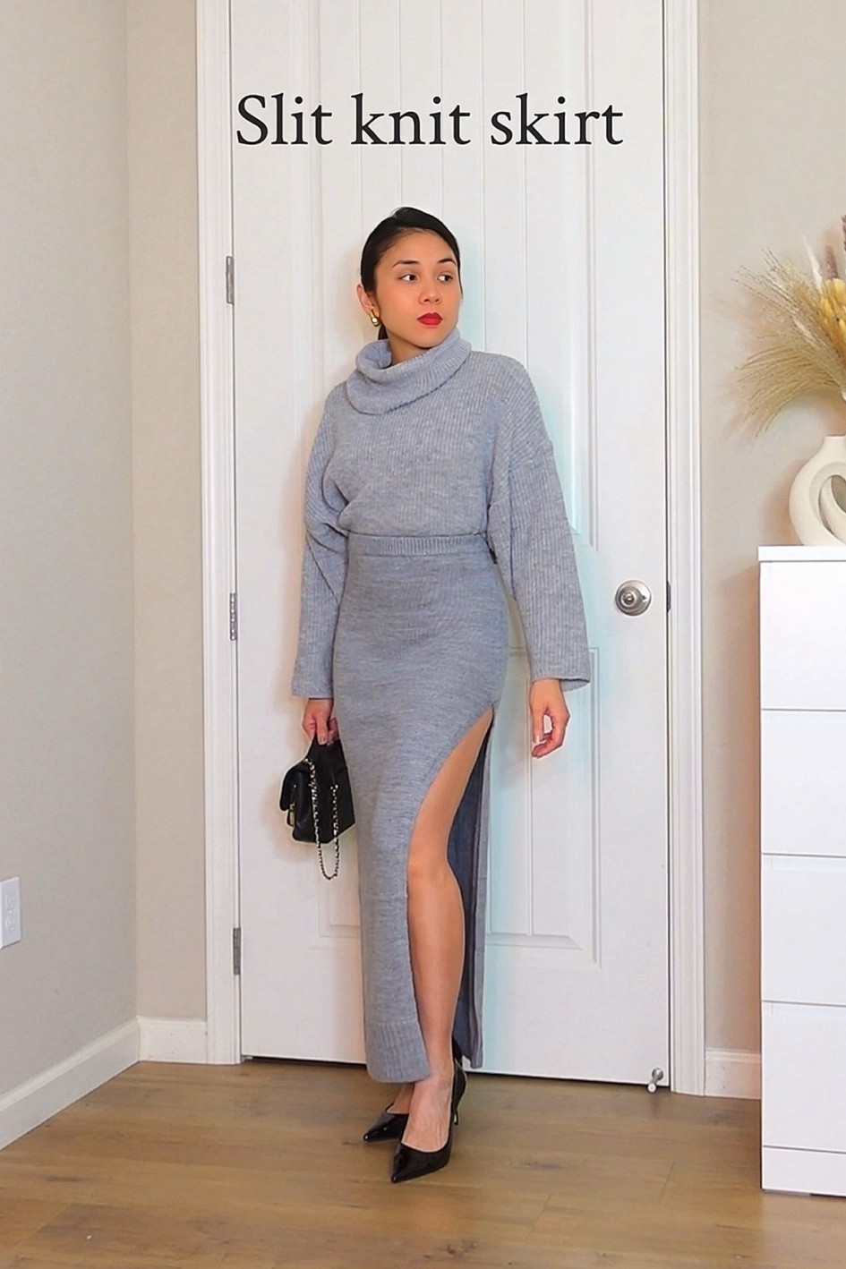 Meshki slit knit skirt 🩶

#LTKstyletip #LTKeurope #LTKSeasonal