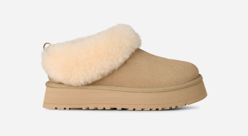 UGG® Women's Tazzelle Sheepskin Slippers in Mustard Seed, Size 12 | UGG (US)