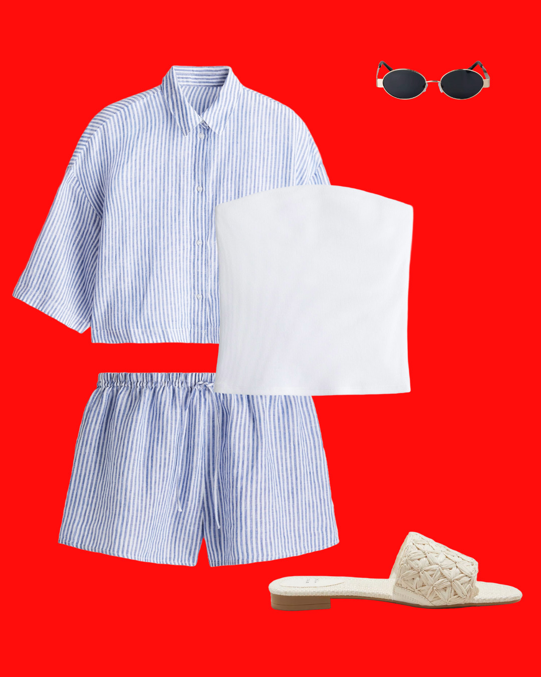 Fourth of July Outfit Inspo 💙🤍❤️
This blue & white striped set is giving classic Americana vibes—perfect for a casual 4th of July look! 

Whether you're headed to a BBQ, beach day, or watching fireworks, this is the effortless patriotic outfit you'll wear on repeat this summer! Perfect for summer vacations, lake weekends, and holiday cookouts too ☀️🇺🇸

#FourthofJulyOutfit #4thofJulyStyle #BlueAndWhiteSet #PatrioticOutfit #CasualSummerOutfit #AmericanaStyle #MatchingSetOutfit #LTKHolidayStyle #BBQOutfitIdeas #July4thFashion #RedWhiteAndBlueStyle #WovenBagTrend #SummerOutfitInspo #LTKSummer #LTKUnder100 #FireworksFit 

 #LTKSeasonal #LTKSaleAlert #LTKPetite