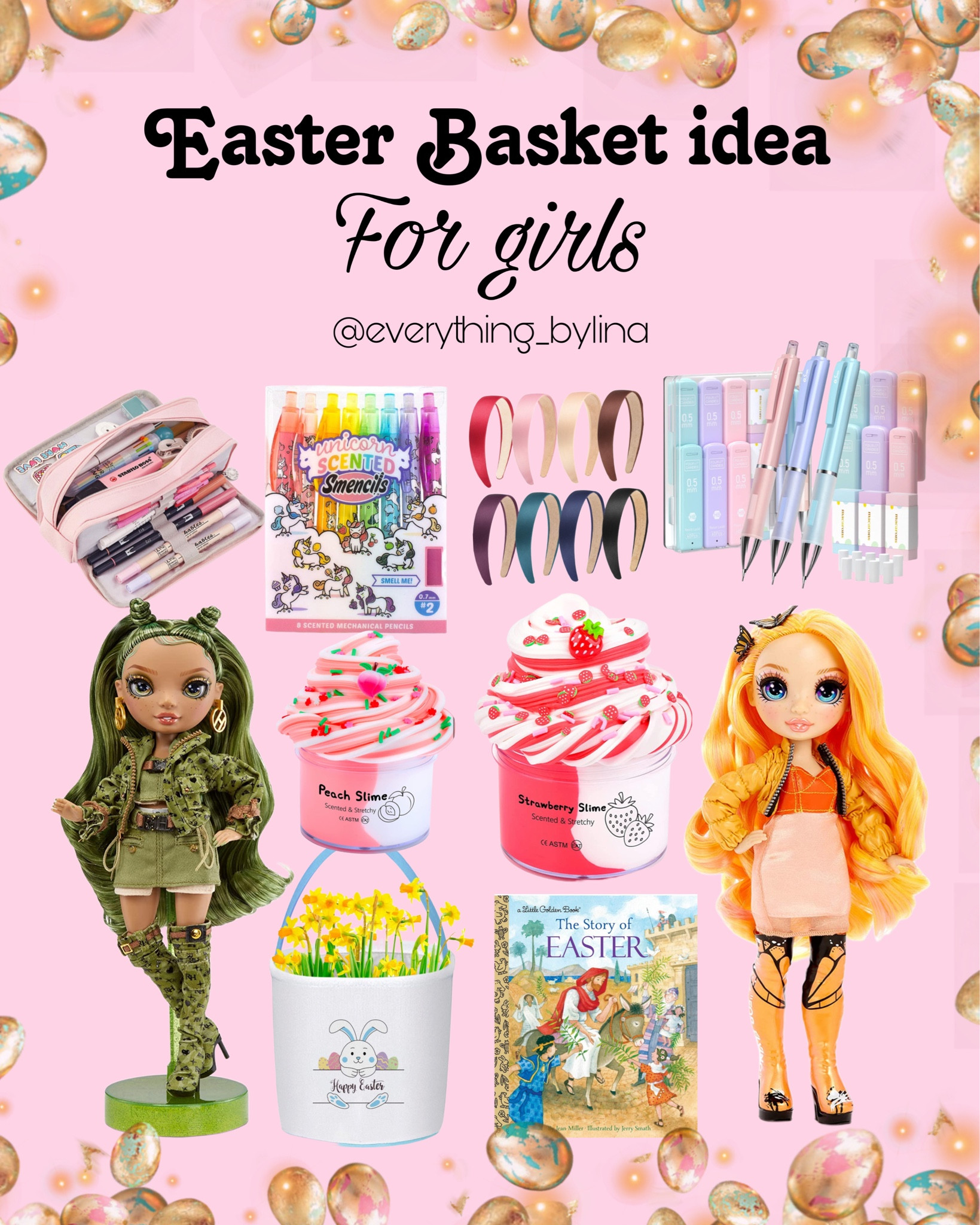 Easter basket idea for girls



#easter #basket -#easterbasket #easterbasketfoekids #girlbasket 

#LTKSeasonal #LTKkids #LTKGiftGuide