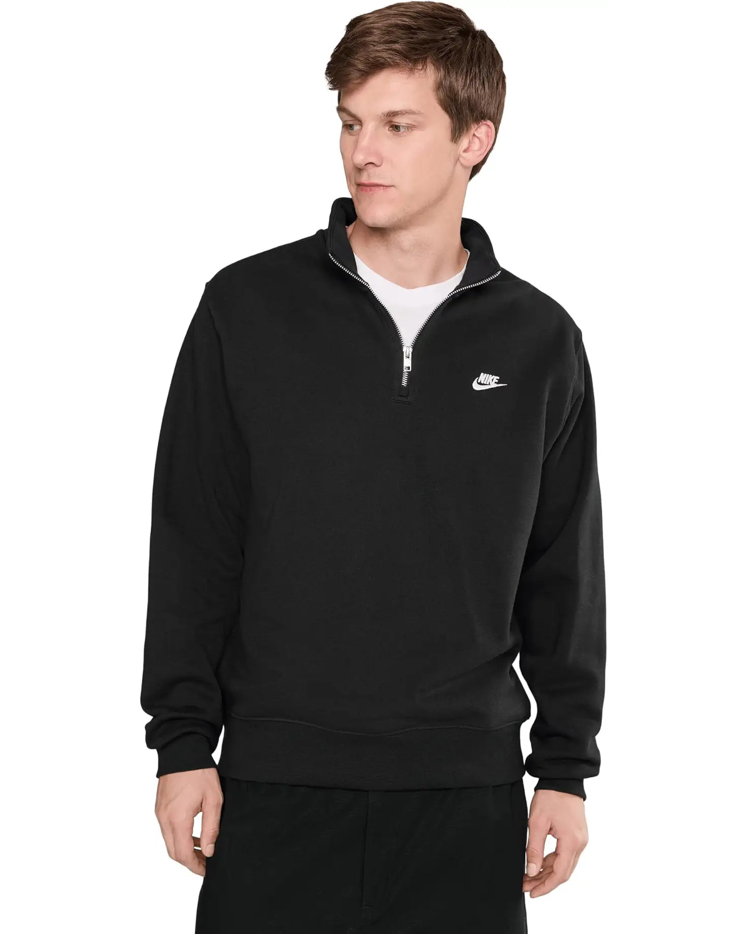 Men's Nike Club Basket Ball Half-Zip Top | Zappos