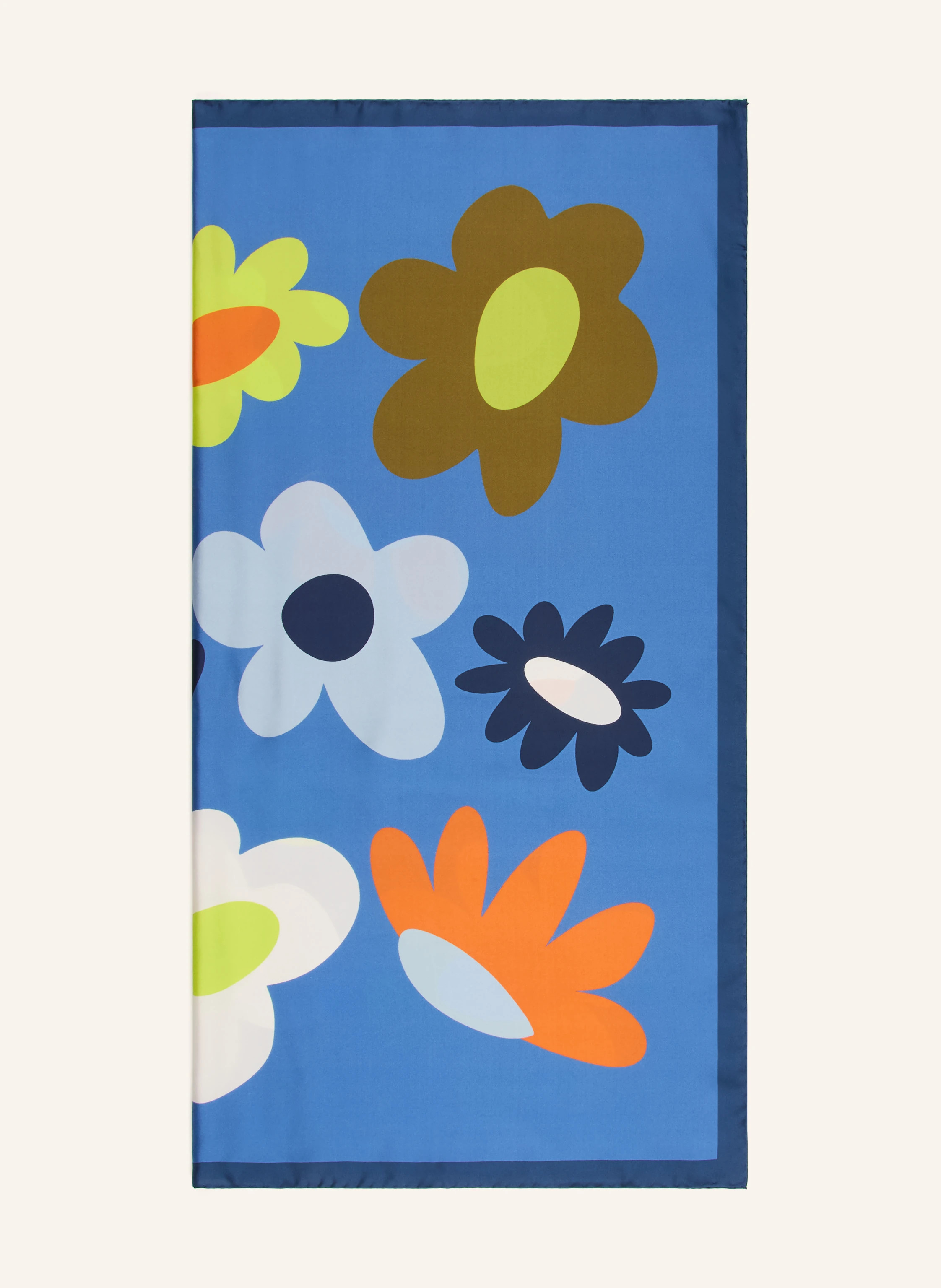 Barbieri Seidentuch in hellblau / orange / blau | Breuninger (DACH)