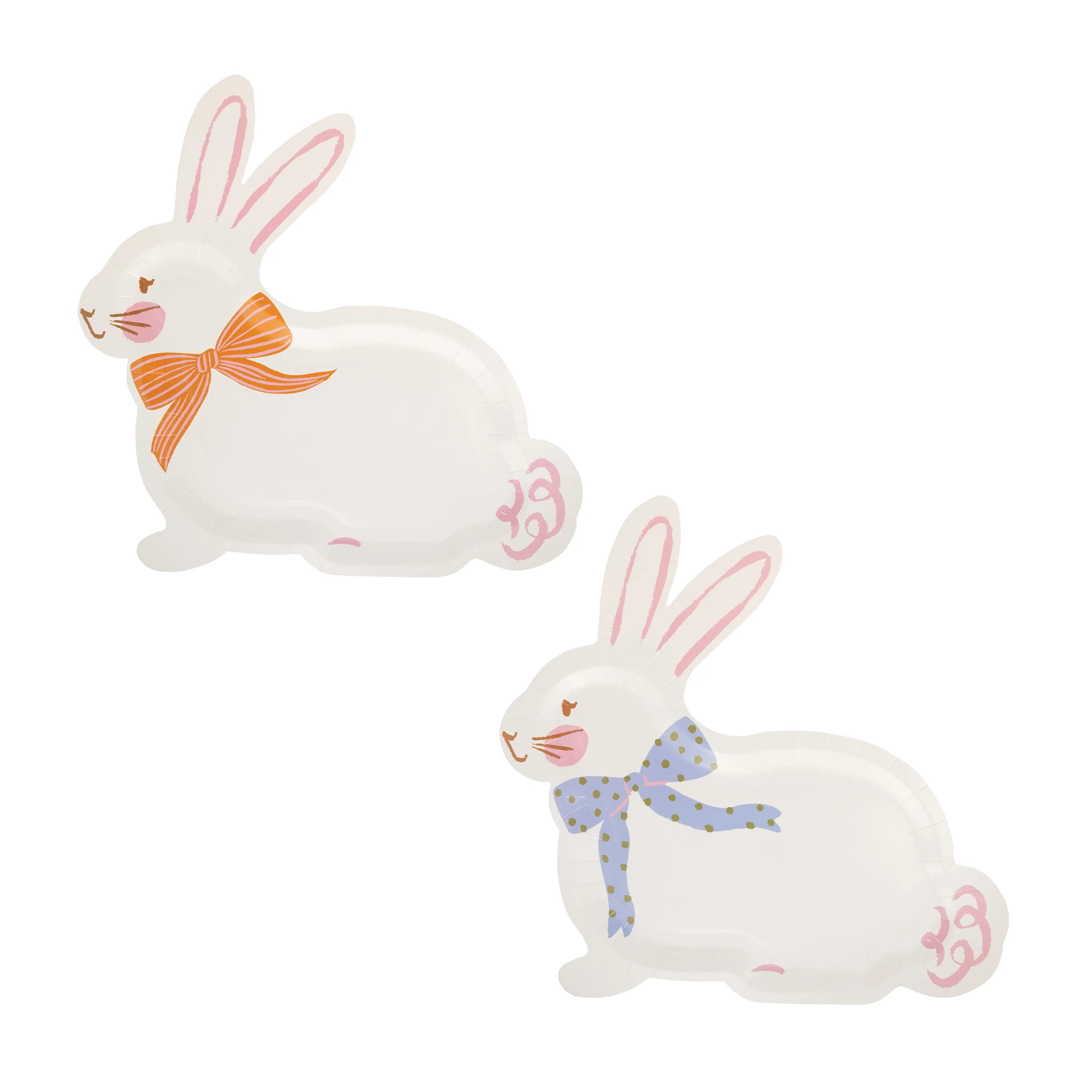 Bunny Shaped Plate Set | My Mind's Eye
