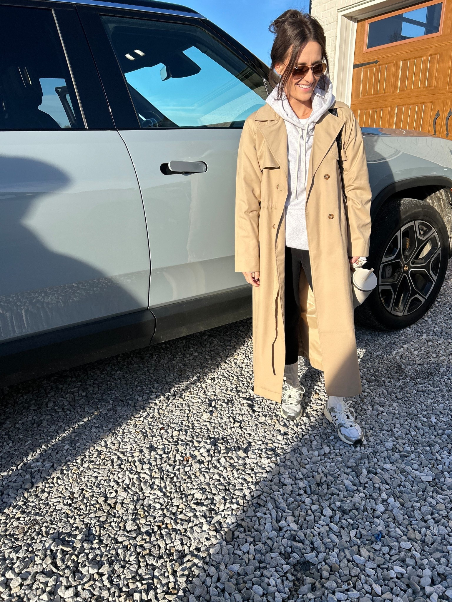 Trench coat, casual outfit, mom outfitt

#LTKootd #LTKmomlife #LTKPetite