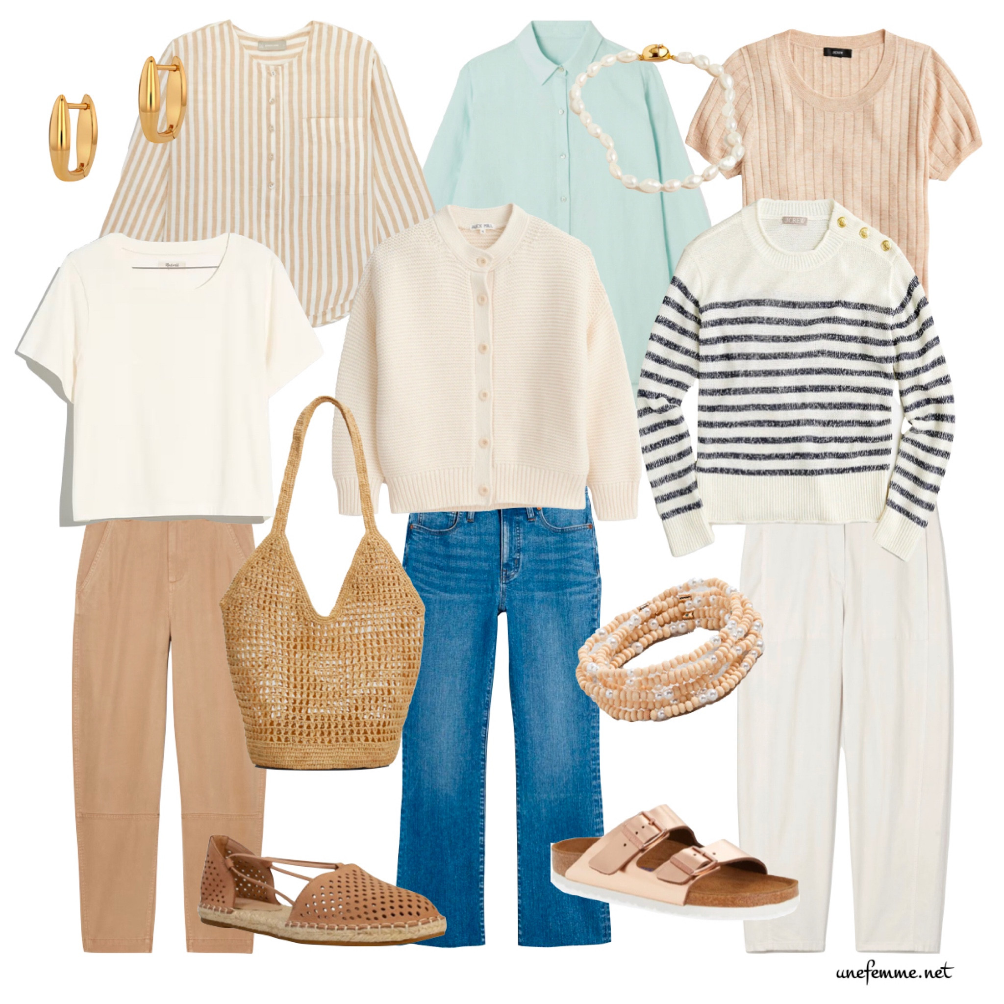 A “coastal chic” casual capsule wardrobe for spring to summer wear  

#LTKstyletip #LTKSeasonal