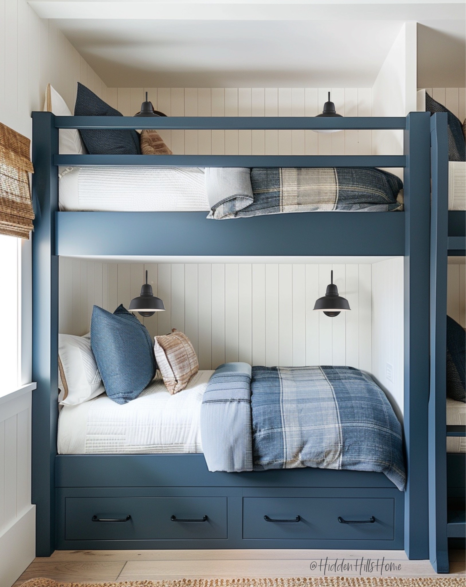 Bunk room, guest bedroom ideas, kids bedroom decor, bunk room design #lakehouse

#LTKHome #LTKSaleAlert #LTKKids
