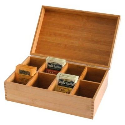Lipper International Bamboo Tea Box | Target