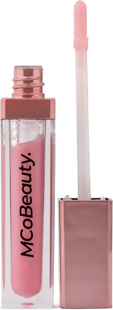MCoBeauty LipLights Shine Gloss, Marshmallow, Soft Pink Shine for Irresistible Lips, Vegan, Cruel... | Amazon (US)