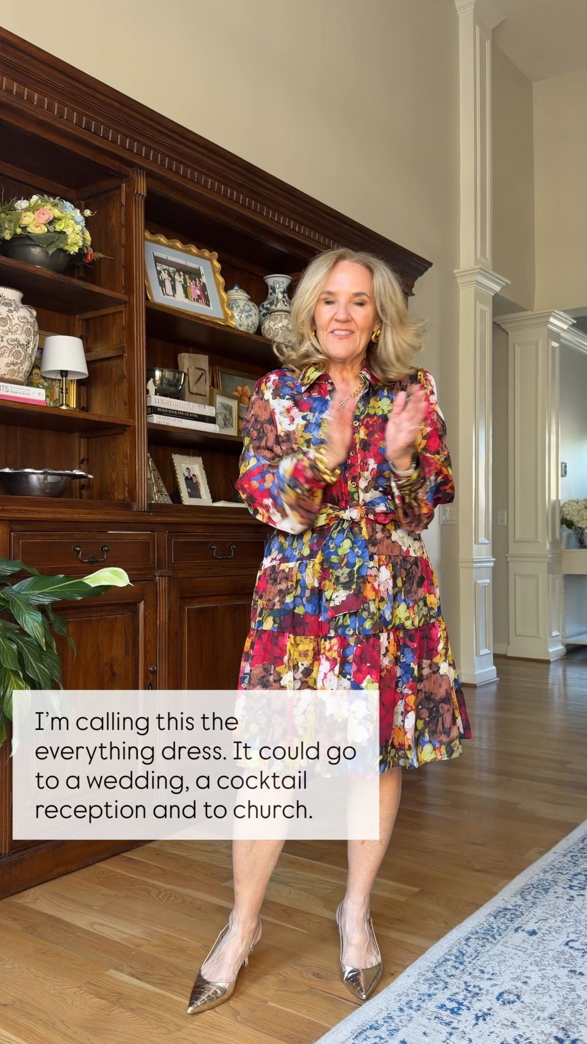 You asked, I’m delivering. Shop these dresses and more below! 
Sizing
Teal satin dress 10
Black dress with pearls 8
Black white stretchy tweed size 10
Blue floral brocade medium 
Floral chiffon 10 
Faux suede swing dress 8
There’s also some new arrivals from Crown and Ivy that you’ll definitely want to check out
