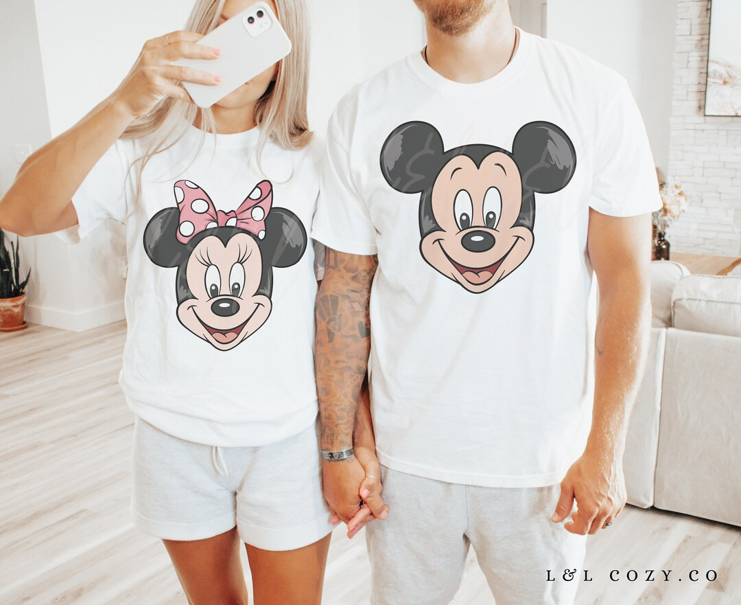 Mickey and Minnie Couples Shirt Disney Couples Mickey and Minnie - Etsy | Etsy (US)