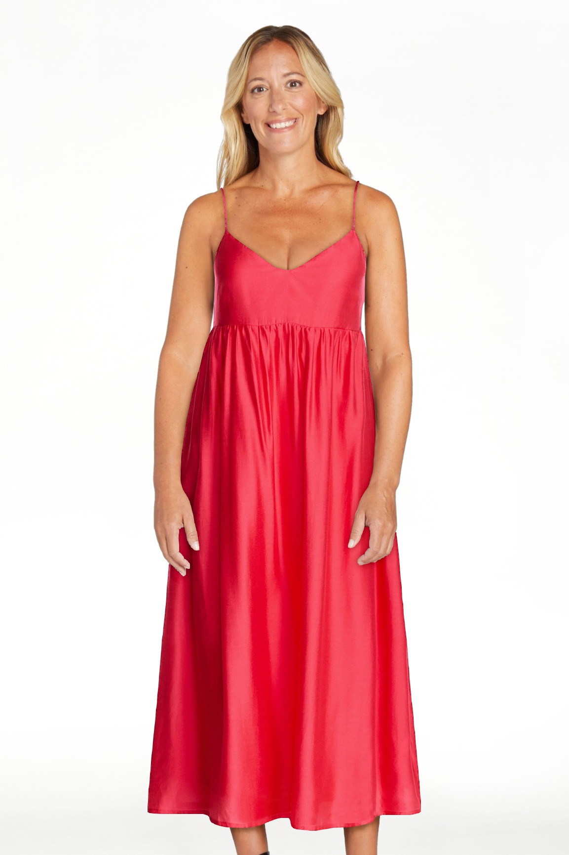 Scoop Women's and Women's Plus Flowy Maxi Dress, Sizes XS-4X | Walmart (US)