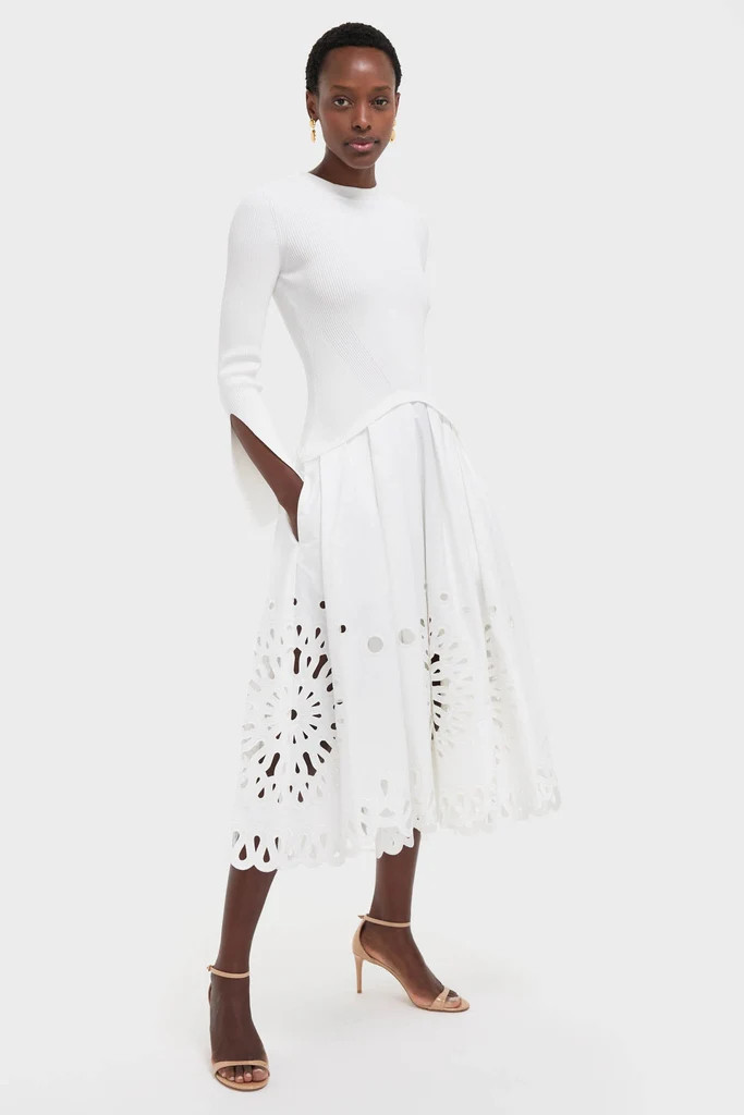 White Daila Midi Dress | Tuckernuck (US)