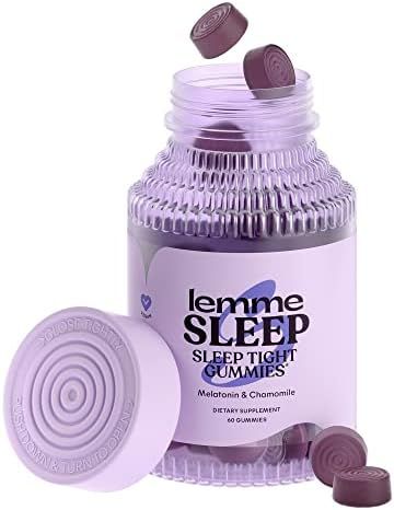Lemme Sleep Gummies with 5mg, Melatonin, Elderberry, Magnesium, L-Theanine, Chamomile and Lavende... | Amazon (US)