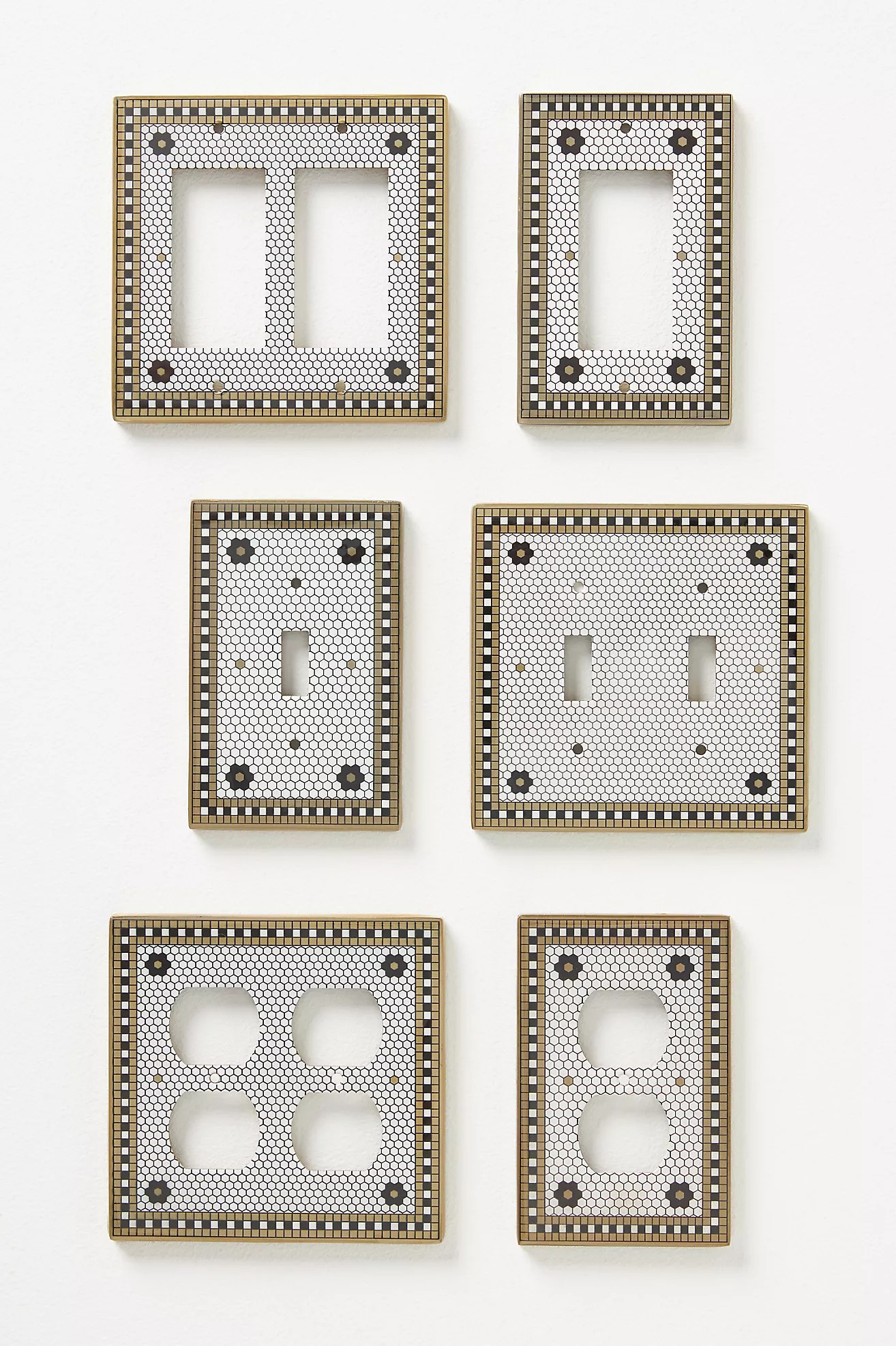 The Bistro Tile Switch Plate | Anthropologie (US)