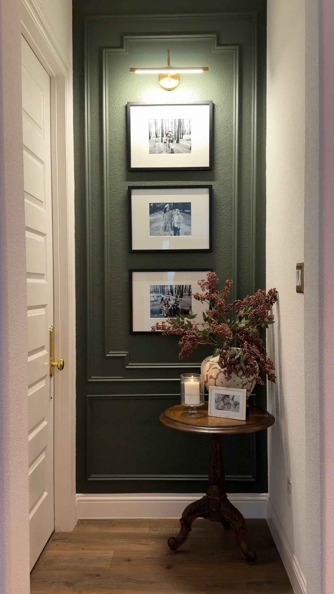 Accent wall, picture frames, home decor, bold wall color, fall stems, fall decor, home fall decor, vase, trim moulding, picture light, Amazon finds, door hardware, candle holder, cozy home

#LTKSeasonal #LTKHome #LTKSaleAlert
