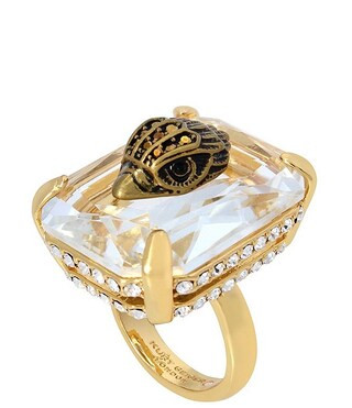 Kurt Geiger London Signature Eagle Crystal Statement Cocktail Ring | Dillard's | Dillard's
