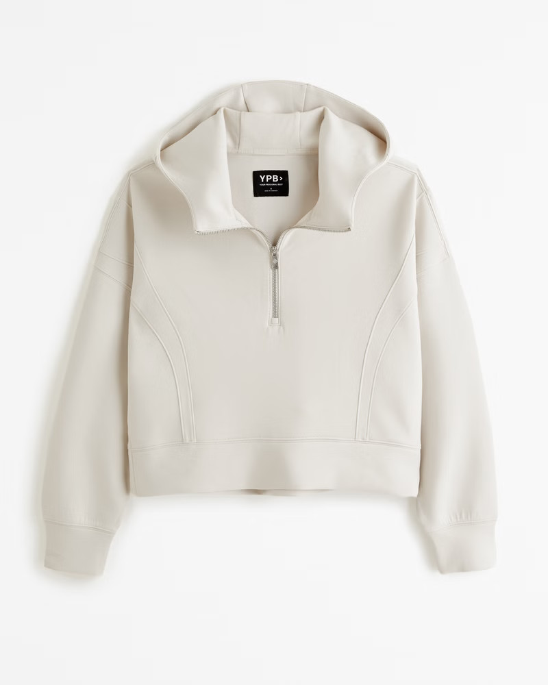 YPB neoKNIT Half-Zip Hoodie | Abercrombie & Fitch (US)