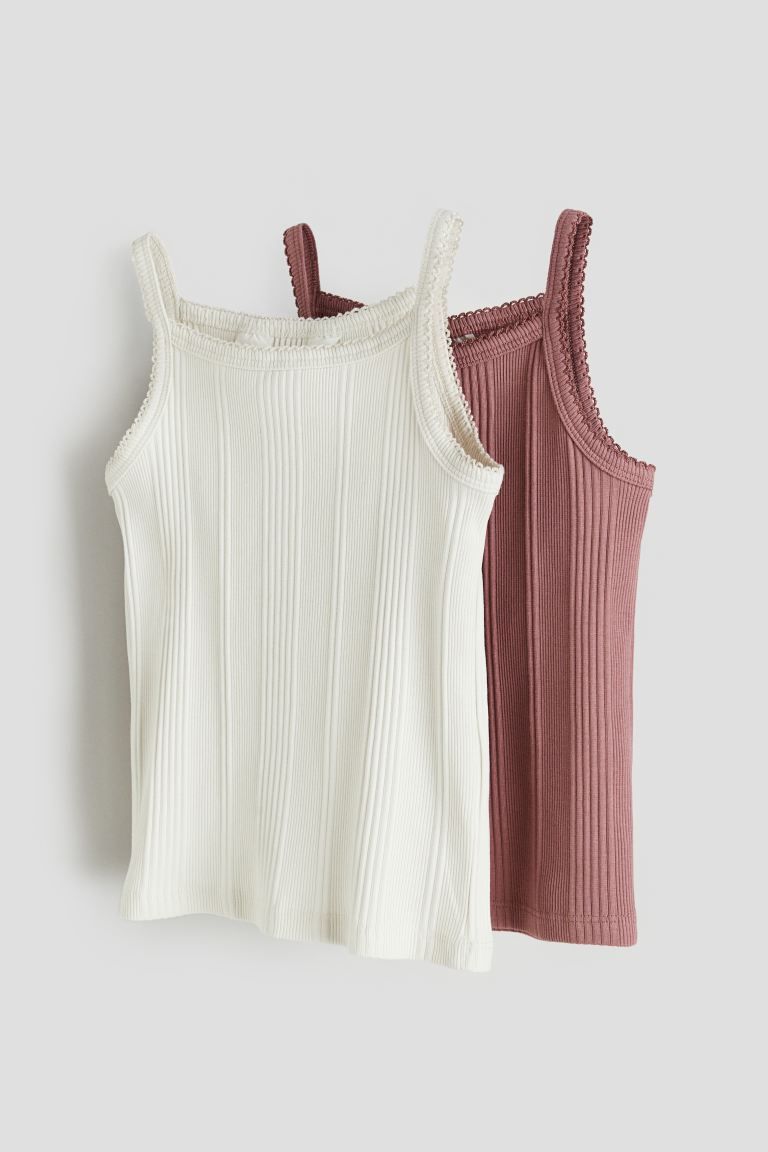 2-pack Cotton Tank Tops | H&M (US + CA)