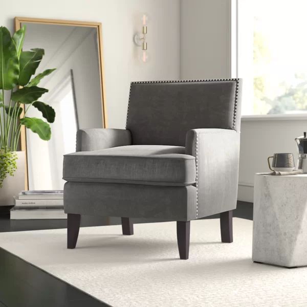 Cendra Modern Nailhead Armchair | Wayfair North America