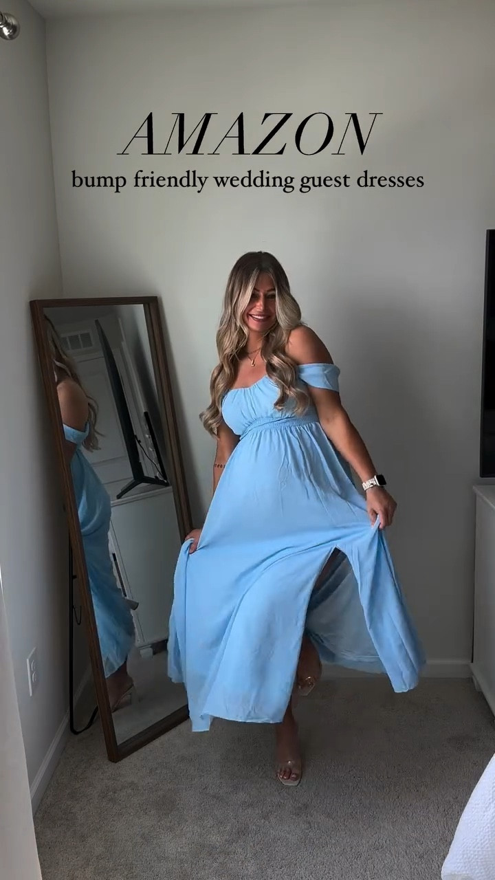 All dresses are non maternity but bump friendly! Wearing my pre pregnancy size small! 

Summer dress | wedding guest dress | formal dress | bump friendly dresses | amazon dresses
#maternityfashion #summerlooks #summerdress #ltkbump #bumpstyle 

White Blue Floral dress code: W5BBK26I
Rose Red-plain dress code: Y6POF8F6
Blue dress code: 9A8OXR74
Black dress code: 6KD2DOX8
Dark green dress code: M5VL68TE
Black and white vertical stripes dress code: RK5X63WA

Spring dress, summer dress,
Wedding Guest Dress, summer dress, floral dress, vacation dress, resortwear, maxi dress, flowy dress, long dress, midi dress, pastel dress, brunch dress, bridal shower dress, baby shower dress, pink dress, yellow dress, green dress, white dress, orange dress, spring colors, blue dress, purple dress, dress with slit, ruffle dress, one shoulder dress, short sleeve dress, off the shoulder dress, dress with ruffles, girly dress, Hello Molly dress, floral gown, cutout dress, strappy dress, pink floral dress, purple floral dress, green floral dress, white floral dress, blue floral dress, purple floral dress, flower dress, white floral dress, best sellers, lightweight dress, warm weather dress, church dress, bump friendly, spring looks, spring fashion , outfit inspo, bump fashion, maternity fashion, pregnancy, mom outfit, mom style , everyday outfit, maternity style, maternity outfit, pregnant outfit , bump fit, comfortable fashion, fashion over 30, pregnancy style, ootd, outfit of the day, medium size fashion, affordable outfit, casual style, casual outfit, amazon fashion, amazon fashion finds, amazon must haves 

#LTKWedding #LTKSeasonal #LTKSaleAlert