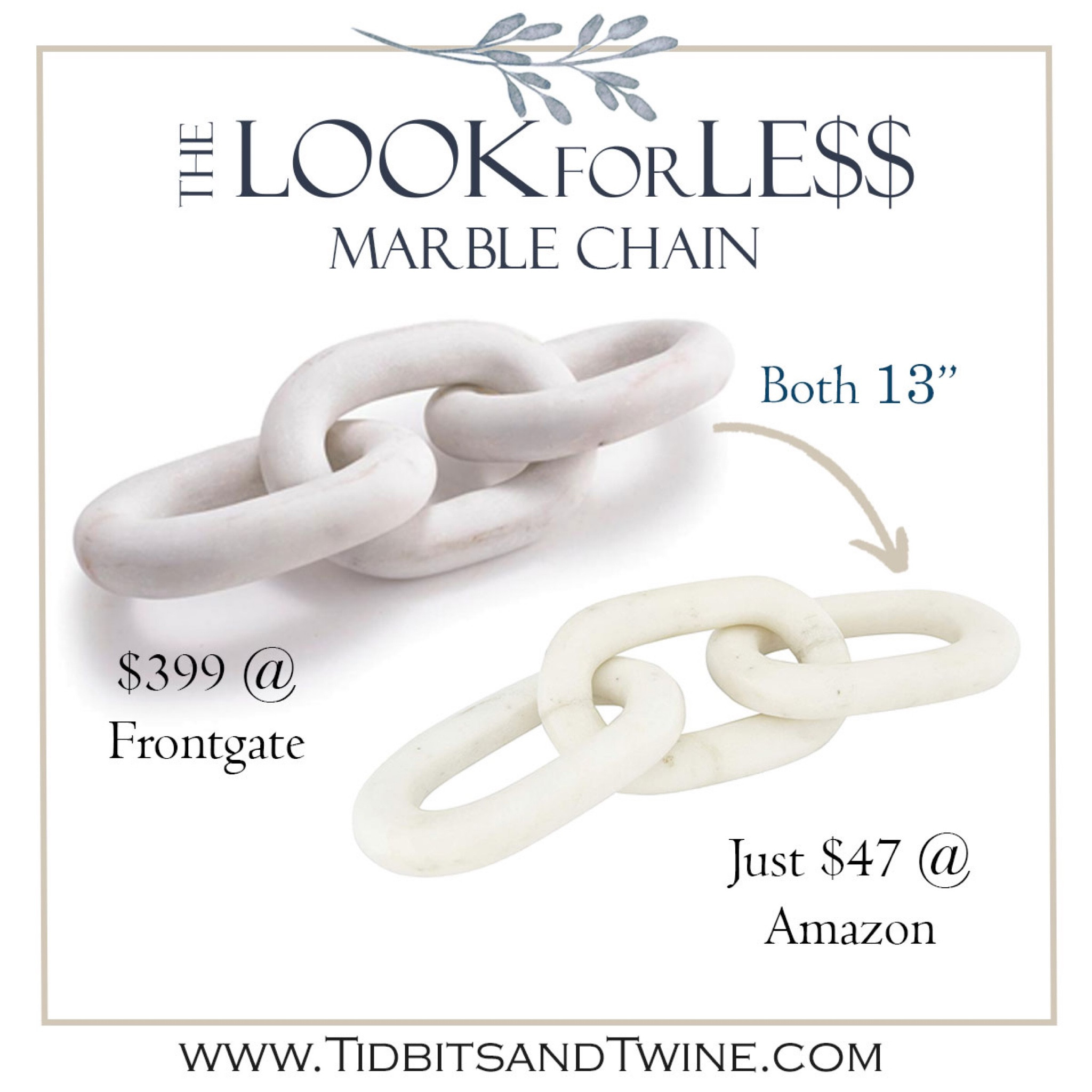 Marble chain dupe

Amazon find, Amazon fav, frontgate, affordable home decor, decor, interior styling 

#LTKFind #LTKhome #LTKunder50