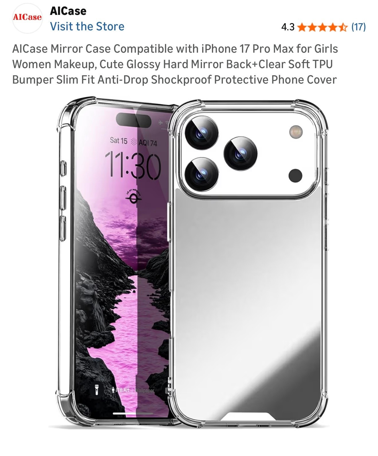 Mirrored Phone Case 🪞 

#LTKSpringSale #LTKvlog #LTKdayinmylife