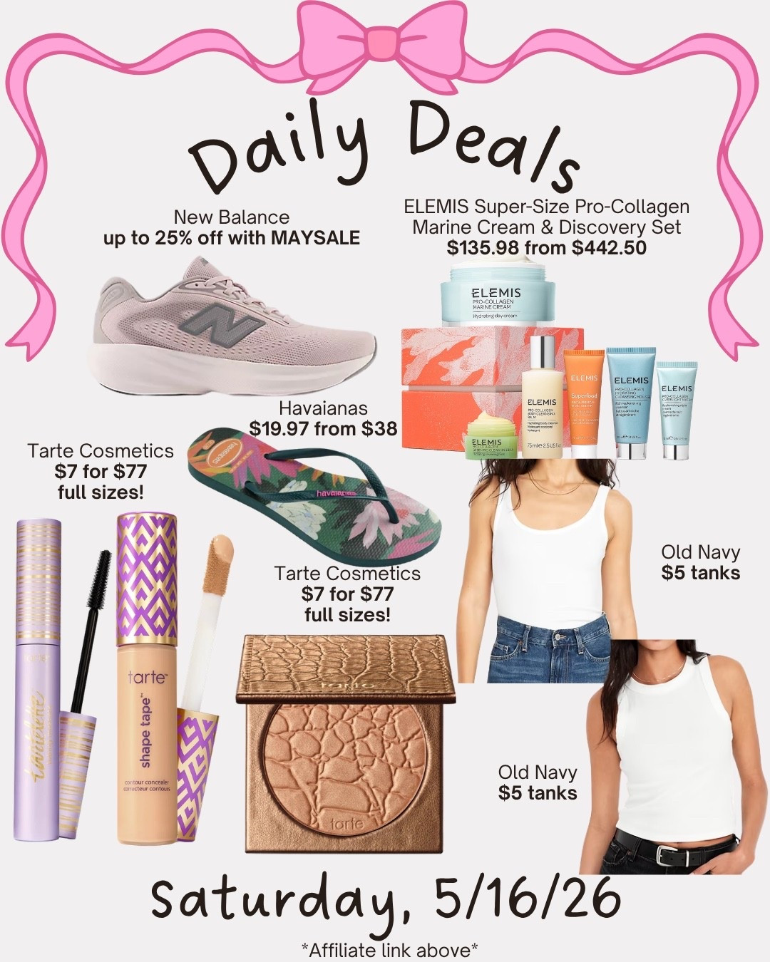 Daily deals @QVC @Tarte

#LTKSaleAlert #LTKSeasonal #LTKBeauty