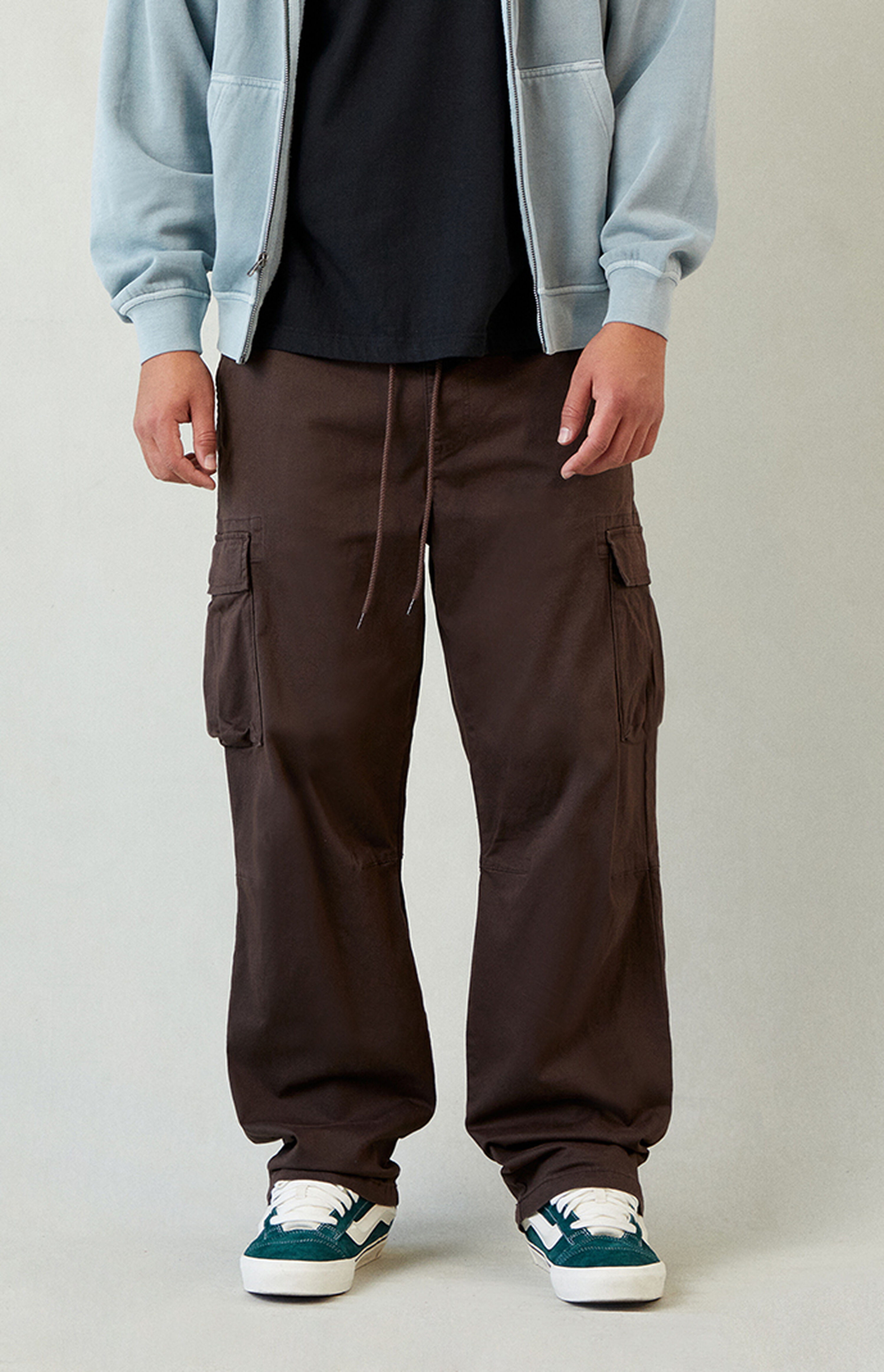 PacSun Brody Brown Cotton Cargo Pants | PacSun